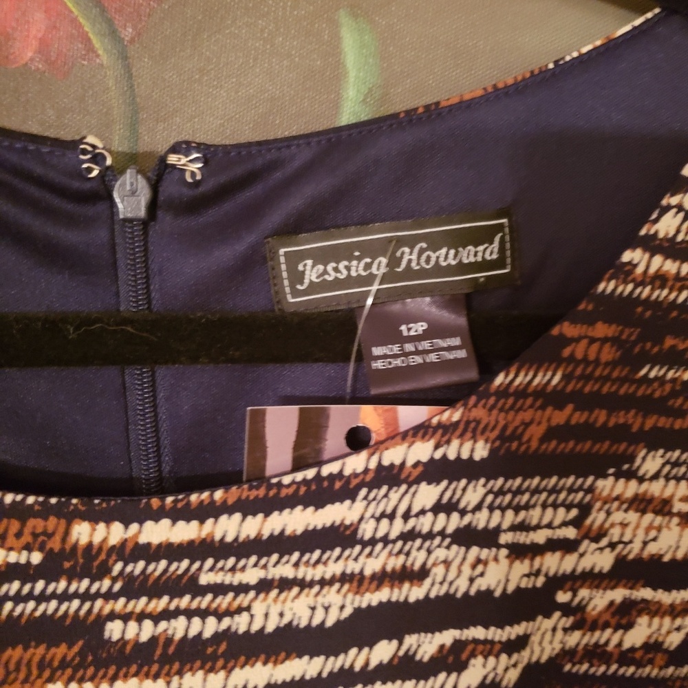NWT JESSICA HOWARD Belted dress - Picture 4 of 8